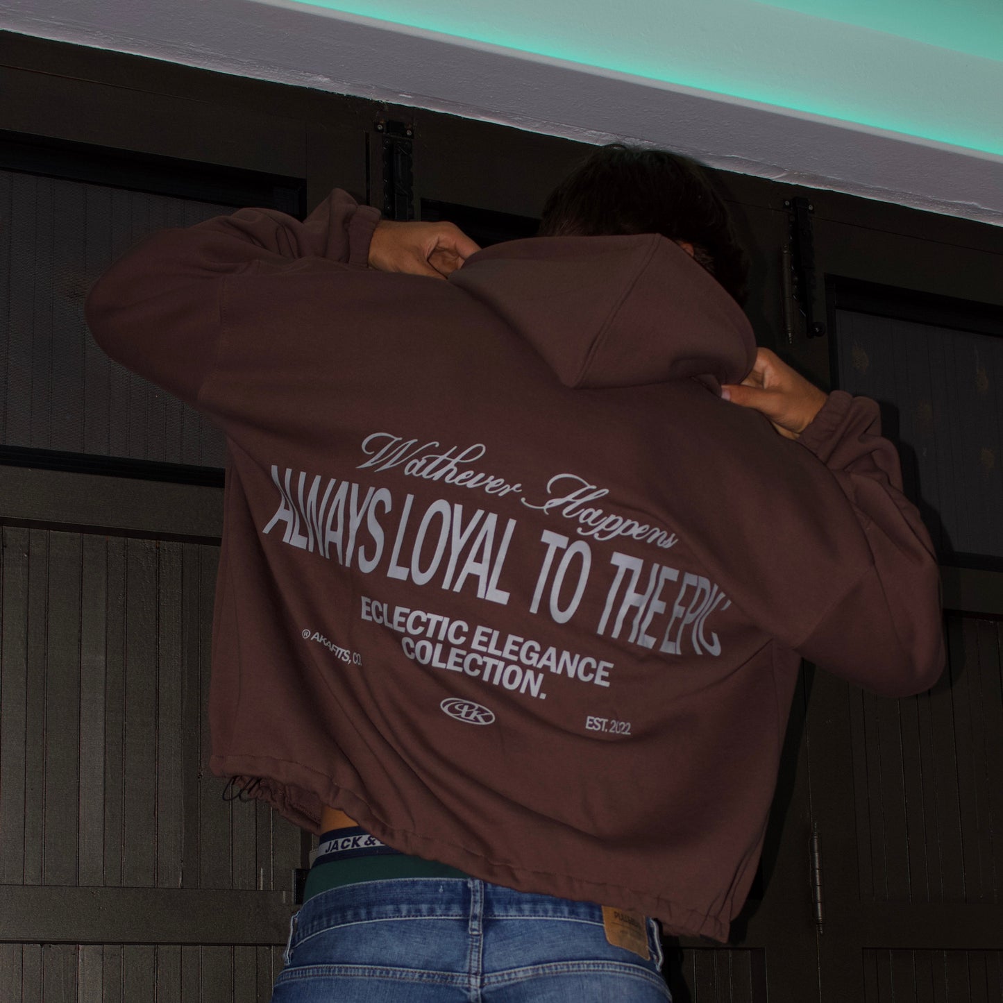 "LOYAL TO" HOODIE AJUSTABLE