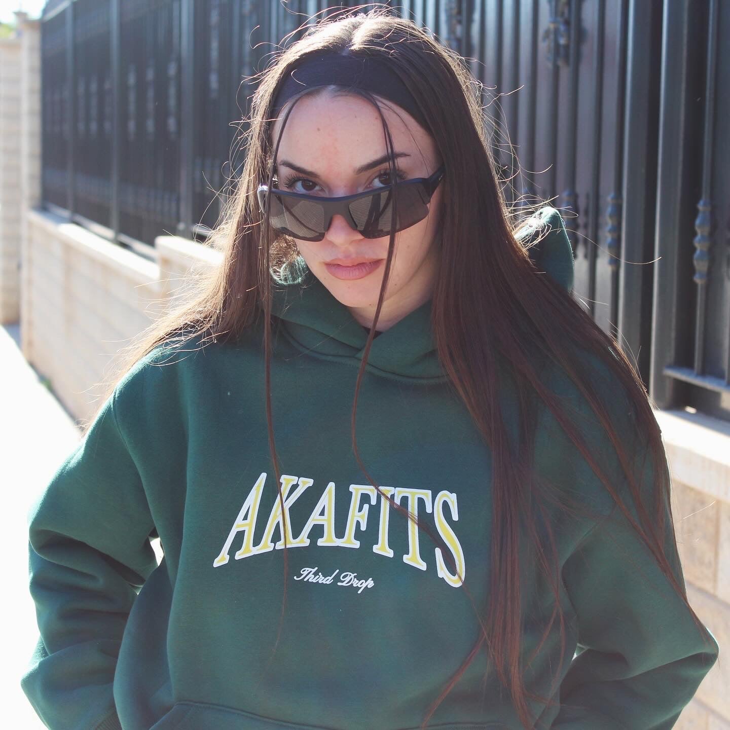 GREEN AKAFITS HOODIE